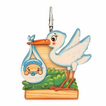 Picture of CLIP PICTURE HOLDER BLUE STORK